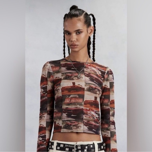 Heaven By Marc Jacobs Hi OctaneMesh Top Size Medium